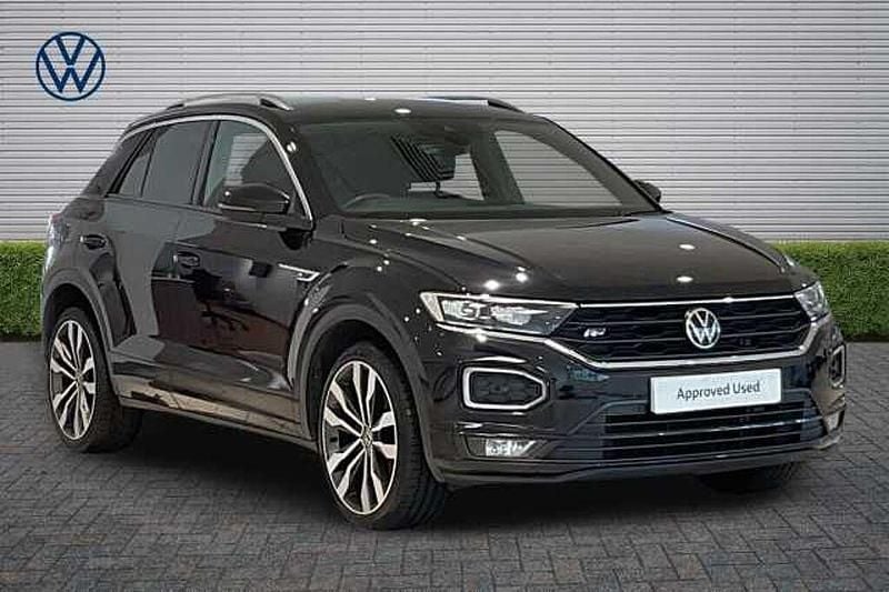 Used VW T-Roc R-line 150 HP (110 kW) 2021 Black SUV