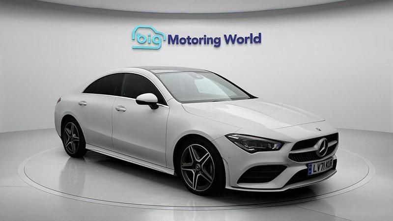 Used Mercedes CLA180 AMG line 136 HP (100 kW) 2021 White Sedan