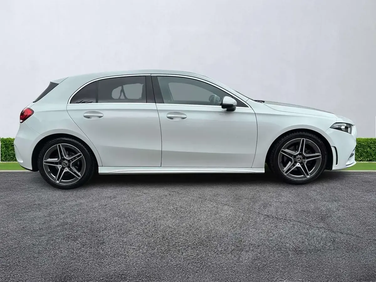 Used Mercedes A200 AMG line 2021 White Hatchback