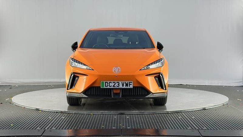 Used MG MG4 EV Trophy 2023 Orange Hatchback