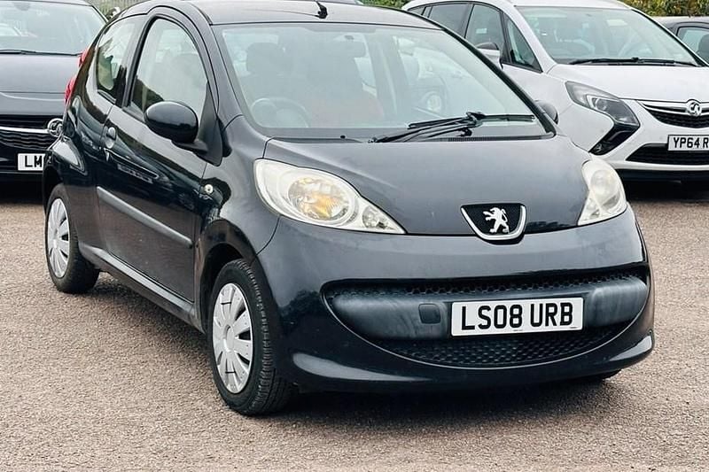 Black Used 2008 Peugeot 107 Urban Move Hatchback | £1,490 (Good price) - Image 1/1