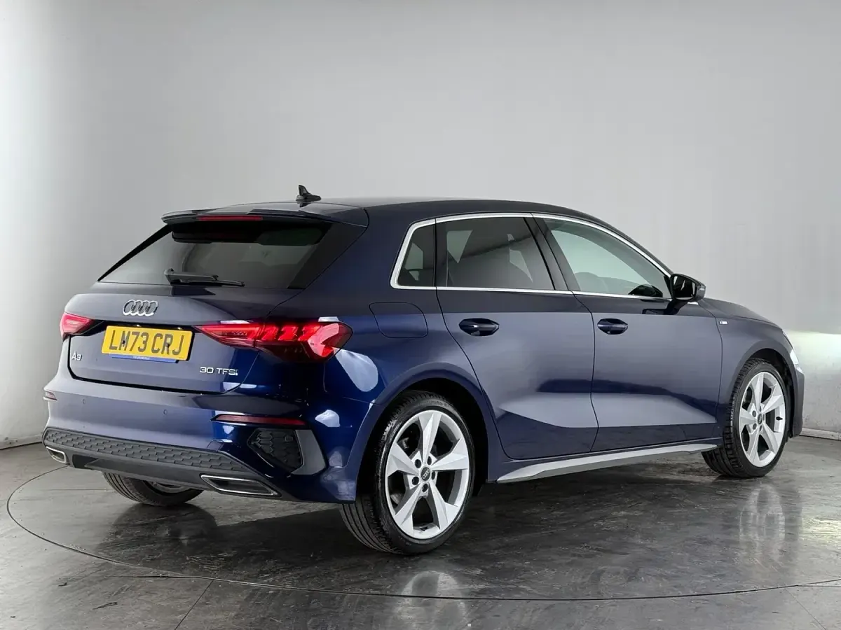 Used Audi A3 Sportback S-Line 2023 Blue Hatchback