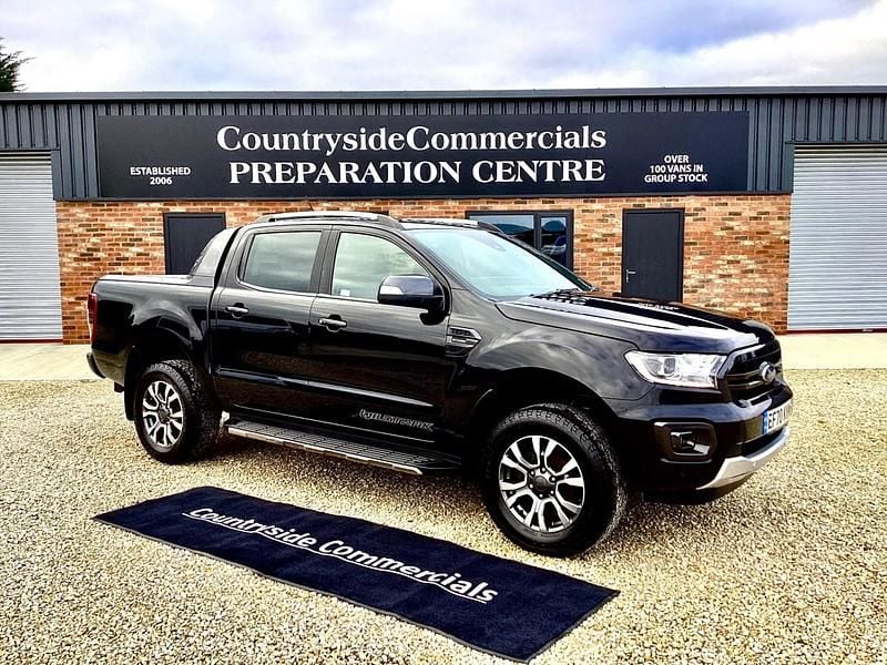 Black Used 2021 Ford Ranger Wildtrack Pickup | £13,950 (Super price) - Image 1/4