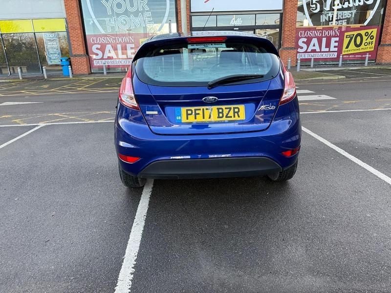 Used Ford Fiesta Zetec 2017 Blue Hatchback