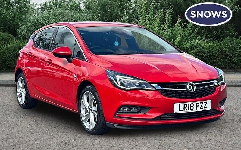 Used Vauxhall Astra SRi 150 HP (110 kW) 2018 Red Hatchback