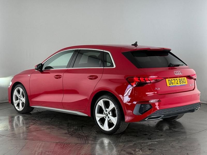Used Audi A3 Sportback S-Line 2022 Red Hatchback