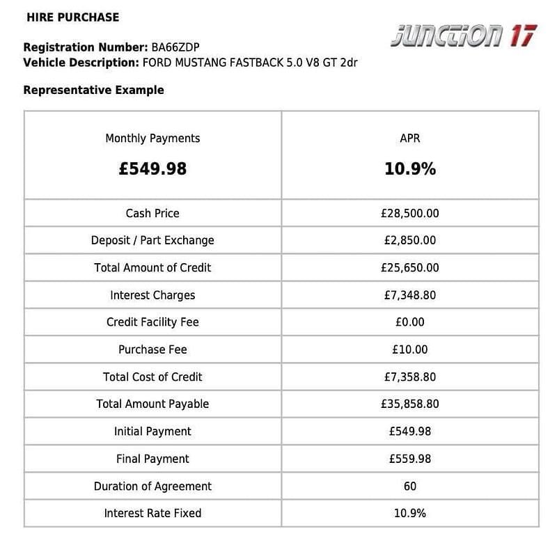 Used Ford Mustang GT Fastback 2016 Red Coupe