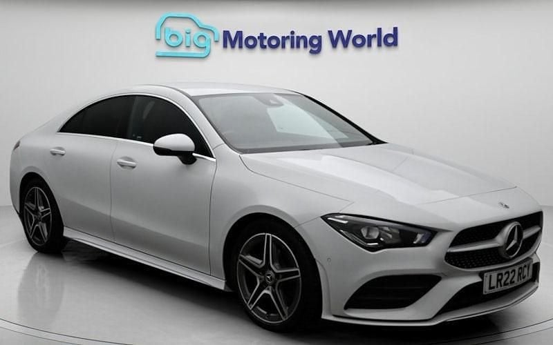 Used Mercedes CLA180 AMG line 136 HP (100 kW) 2022 White Sedan