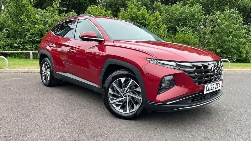 Red Used 2022 Hyundai Tucson Premium SUV | £19,376 (Fair price) - Image 1/4