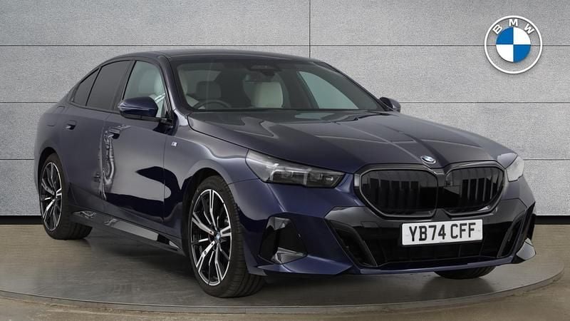 Blue Used 2024 BMW 520 M Sport Sedan | £39,911 (Fair price) - Image 1/3
