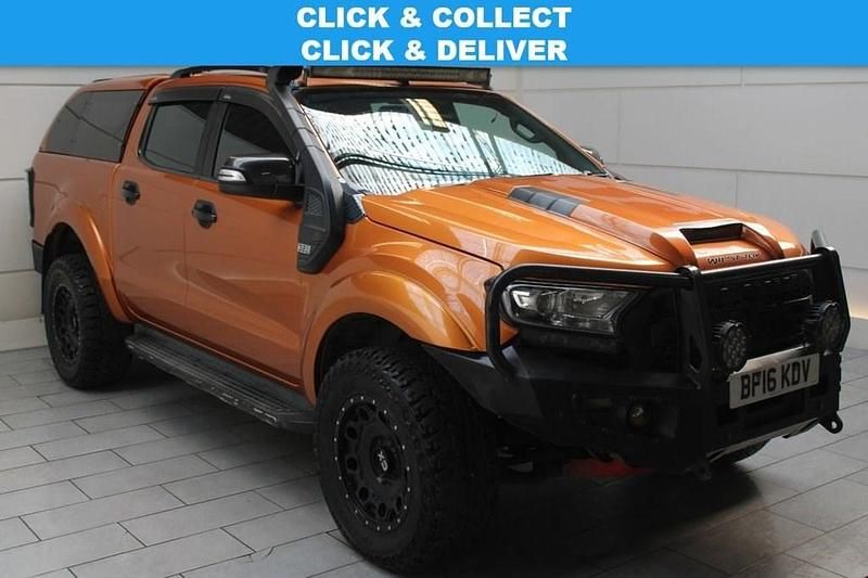 Orange Used 2016 Ford Ranger Wildtrack Pickup | £17,000 (Fair price) - Image 1/3