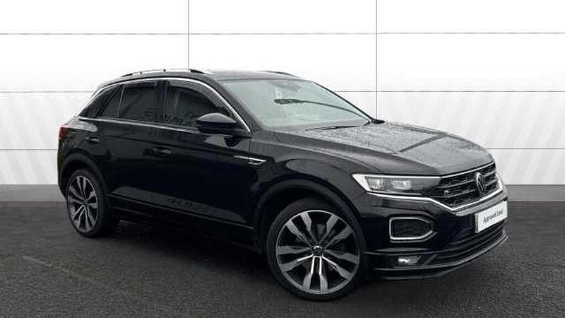 Black Used 2020 VW T-Roc R-line SUV | £18,747 (Good price) - Image 1/4