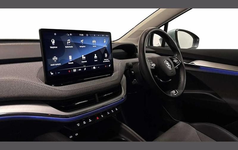 Used Skoda Enyaq iV ecoSuite 150 kW (204 HP) 2023 Arctic silver metallic SUV