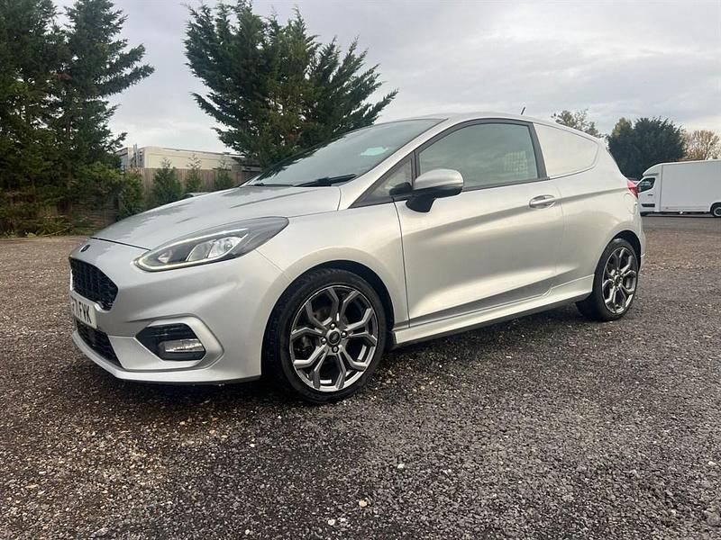 Silver Used 2022 Ford Fiesta Sport Van | £8,950 (Fair price) - Image 1/4
