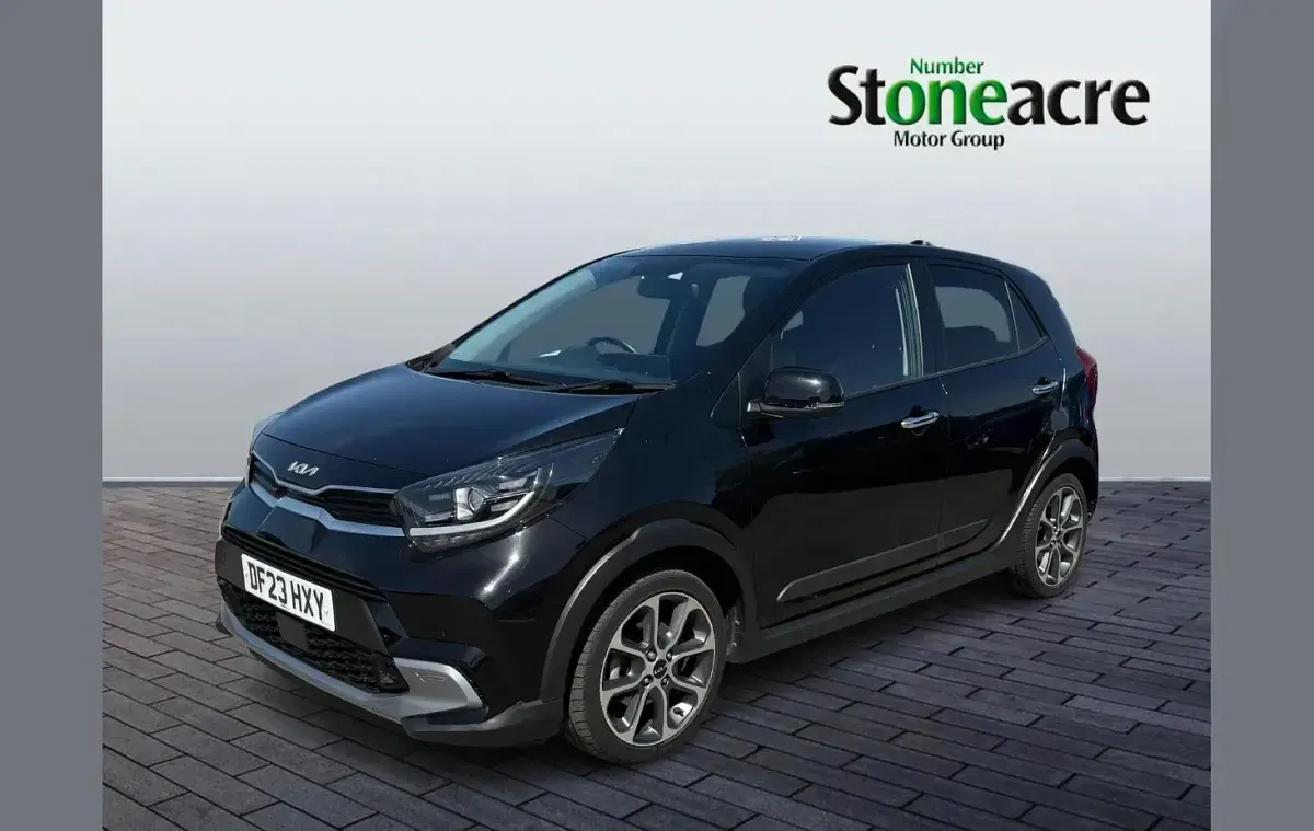 Used Kia Picanto X-Line 65 HP (47 kW) 2023 Black Hatchback