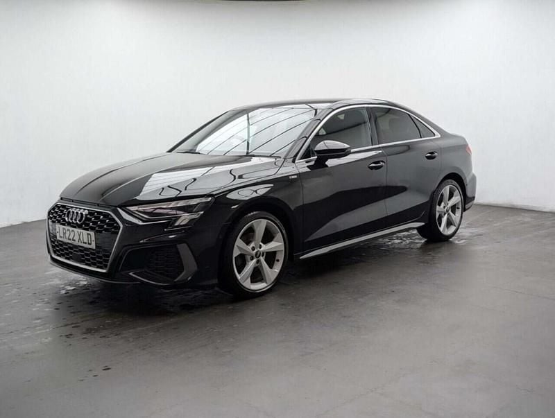 Used Audi A3 S-Line 150 HP (110 kW) 2022 Black Sedan