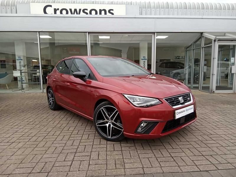 Desire red Used 2021 Seat Ibiza FR Sport Hatchback | £14,590 (Fair price) - Image 1/4