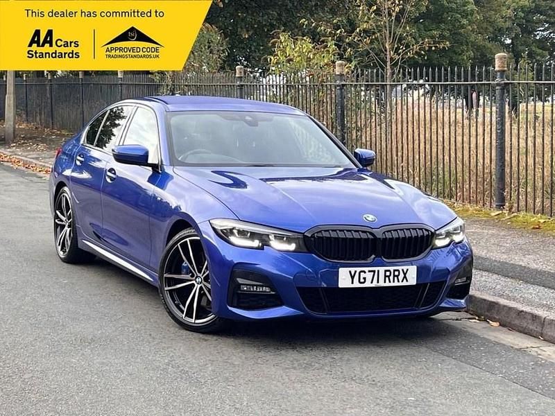Blue Used 2021 BMW 330 M Sport Sedan | £27,495 (Fair price) - Image 1/4