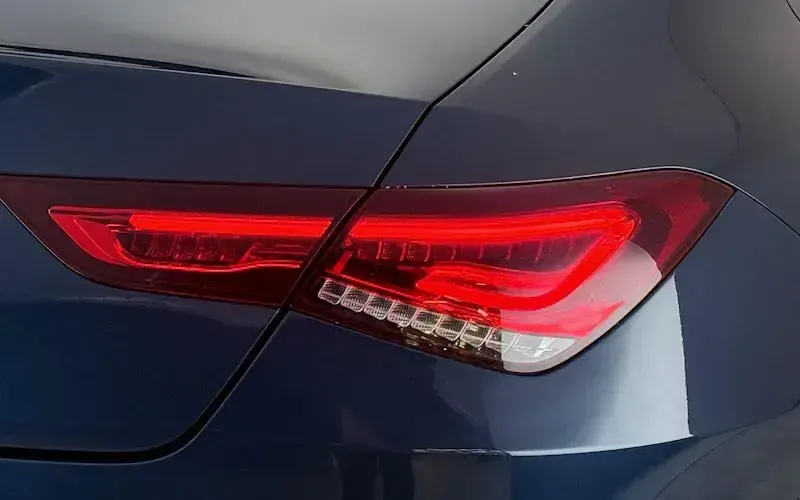 Used Mercedes CLA220 AMG Line Premium Plus 190 HP (139 kW) 2022 Blue Coupe