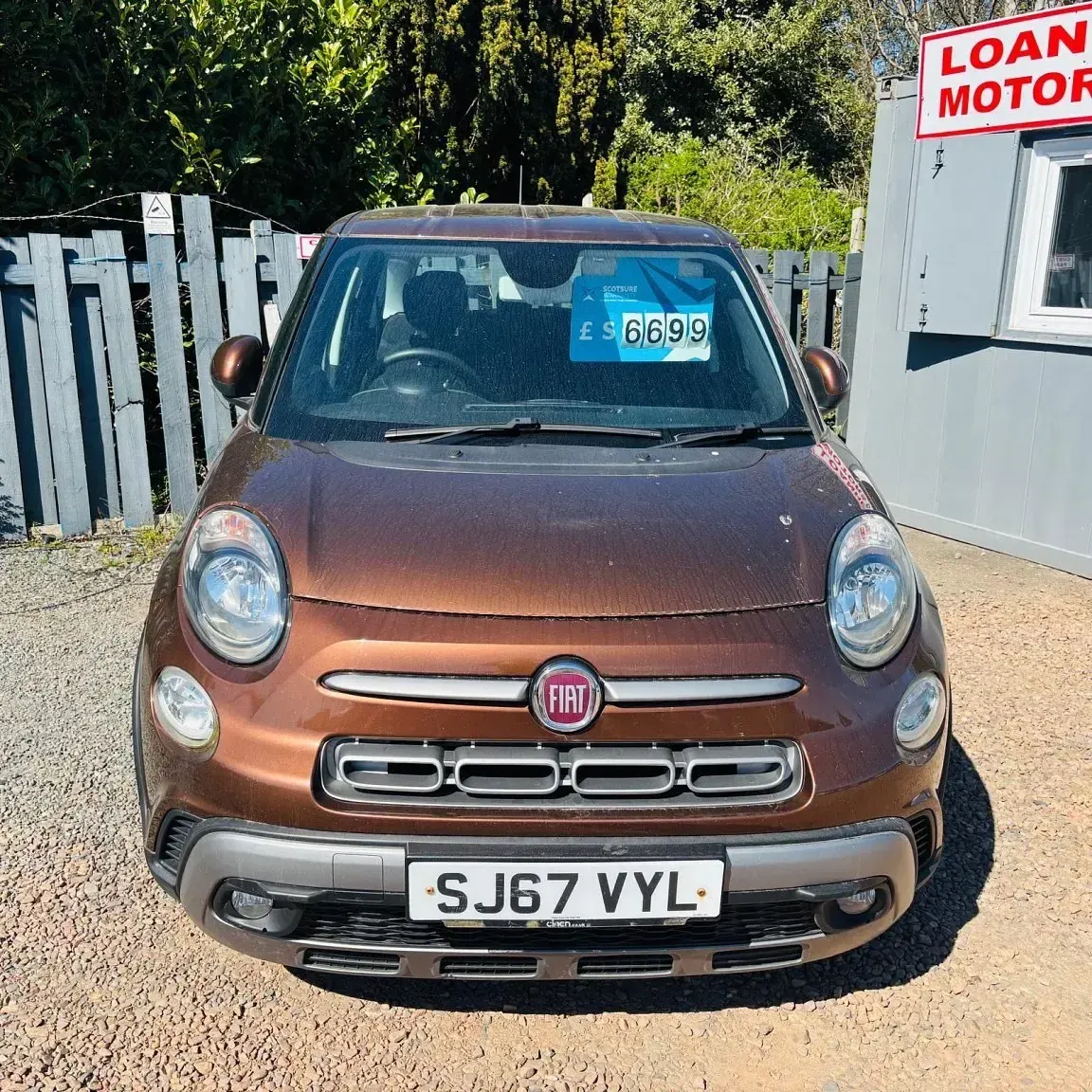 Usado Fiat 500L Cross 95 HP (69 kW) 2017 Castanho Monovolume