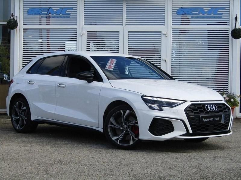 White Used 2021 Audi A3 Sportback e-tron S-Line Sedan | £16,900 (Fair price) - Image 1/4