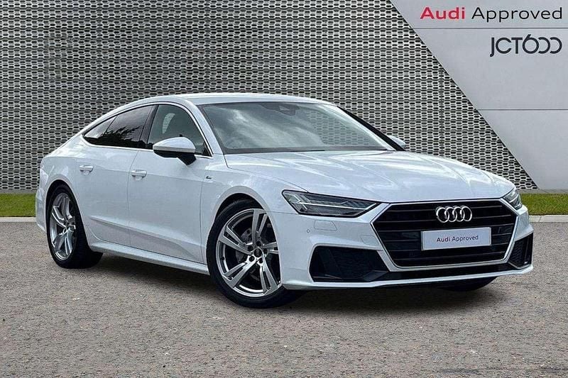 Used Audi A7 S-Line 245 HP (180 kW) 2021 White Sedan