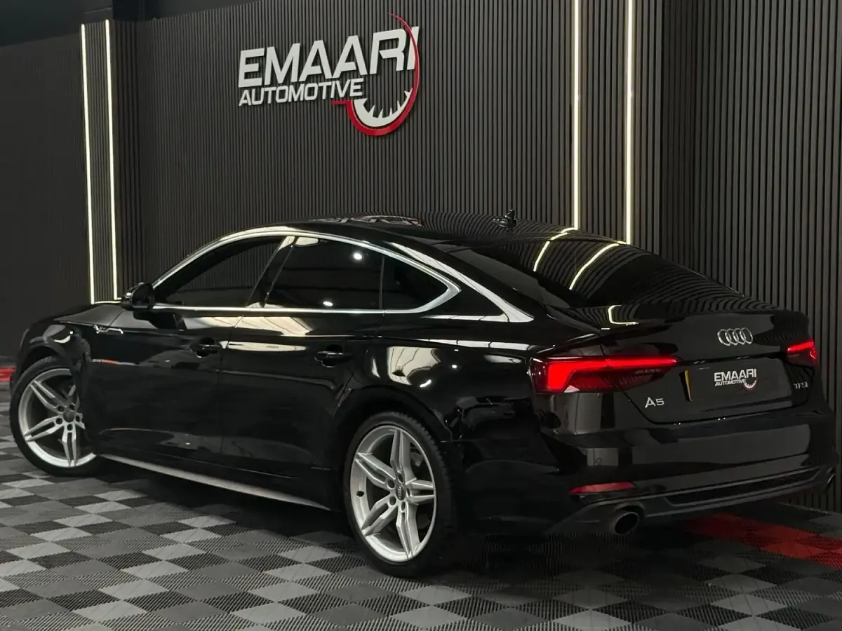 Used Audi A5 Sportback S-Line 2018 Black Hatchback