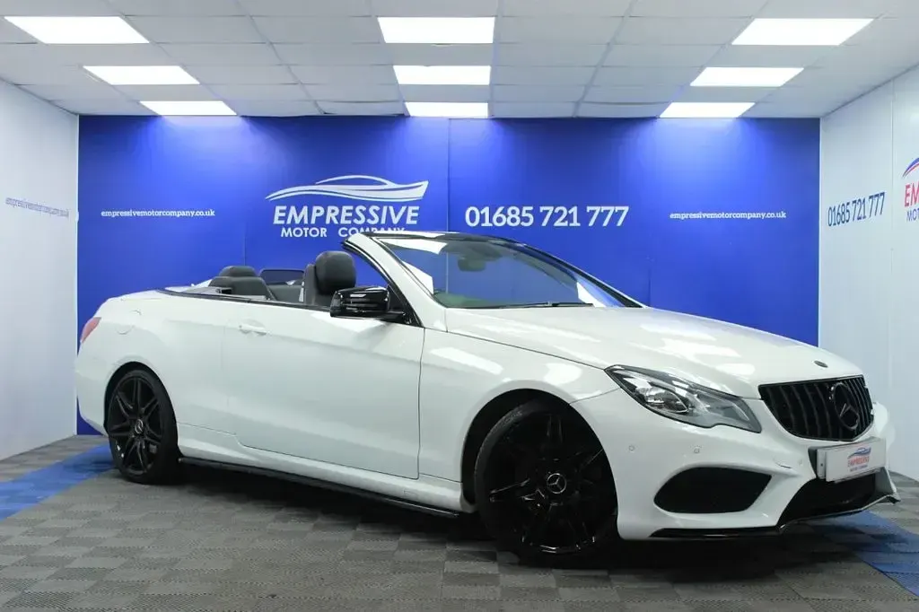 Used Mercedes E350 AMG 252 HP (185 kW) 2014 White Cabriolet