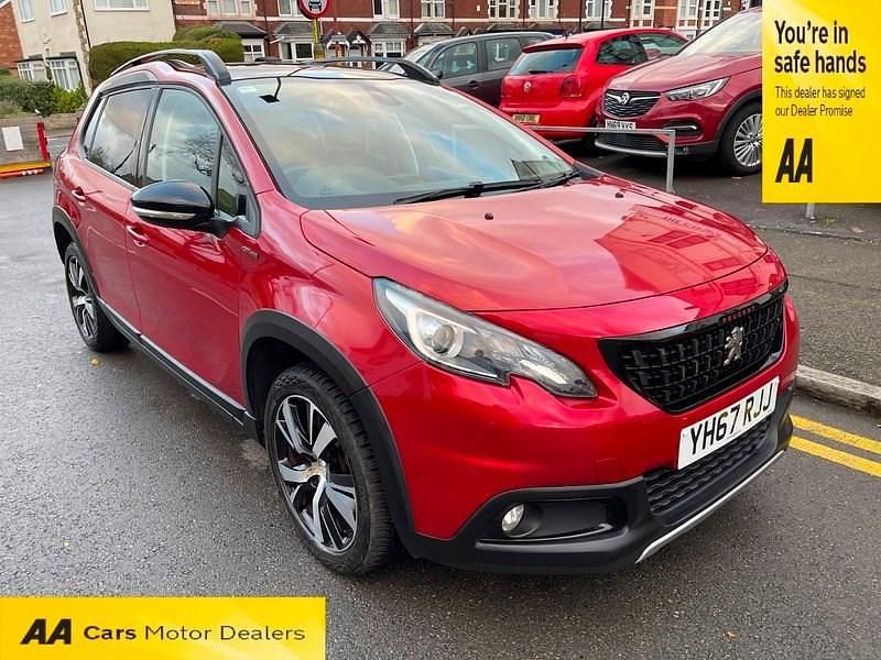 Red Used 2017 Peugeot 2008 GT-line SUV | £7,000 (Fair price) - Image 1/4