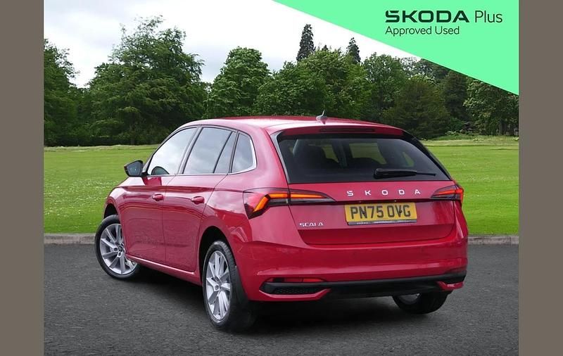 New Skoda Scala SE L 116 HP (85 kW) 2025 Red Hatchback