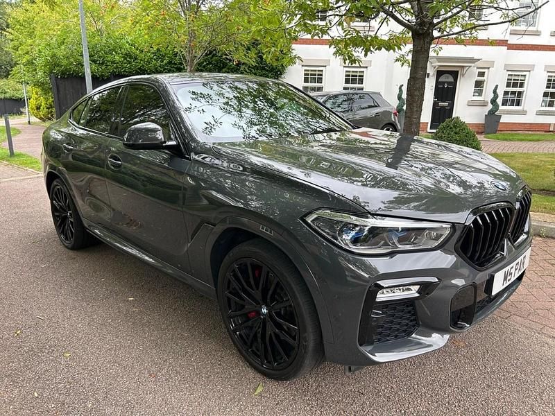 Grey Used 2021 BMW X6 M Sport SUV | £43,990 (Fair price) - Image 1/4