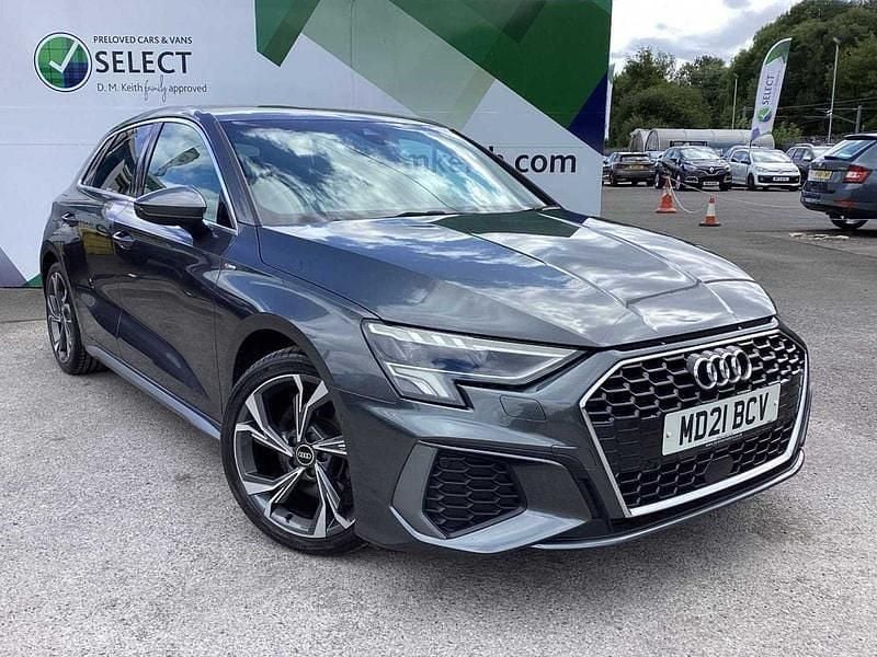 Manhattan grey Used 2021 Audi A3 S-Line Hatchback | £15,600 (Good price) - Image 1/4