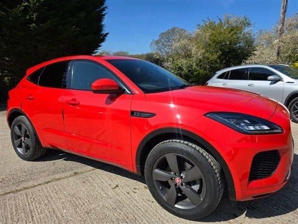 Red Used 2019 Jaguar E-Pace Chequered Flag SUV | £20,995 (Fair price) - Image 1/1