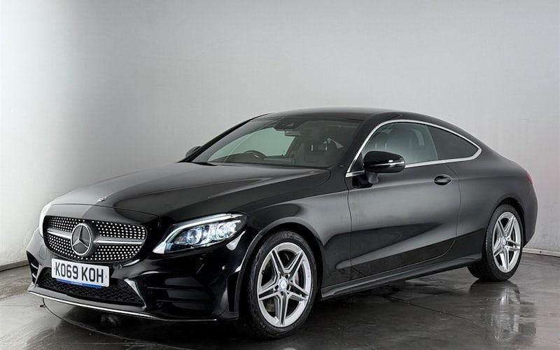 Used Mercedes C300 AMG Line Premium 258 HP (189 kW) 2020 Black Coupe