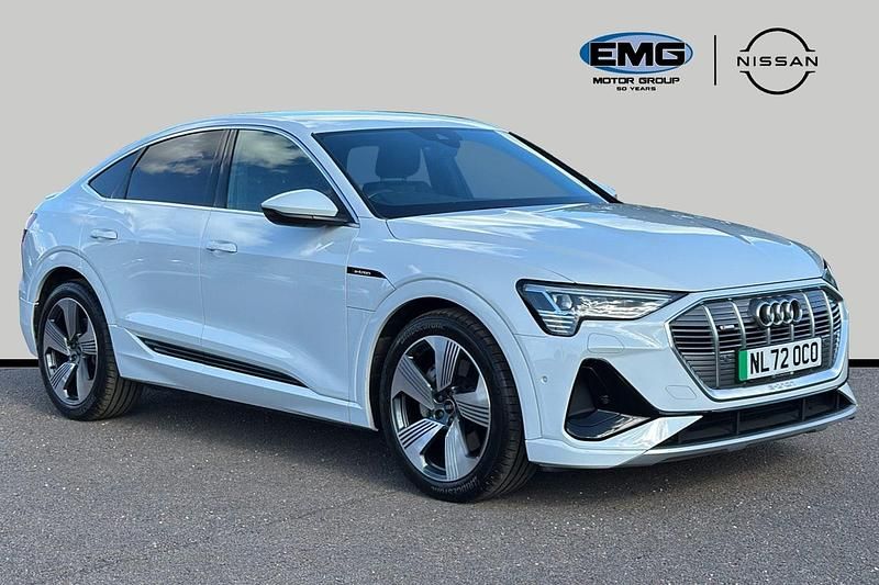 White Used 2022 Audi e-tron Sportback S-Line SUV | £24,395 (Super price) - Image 1/3