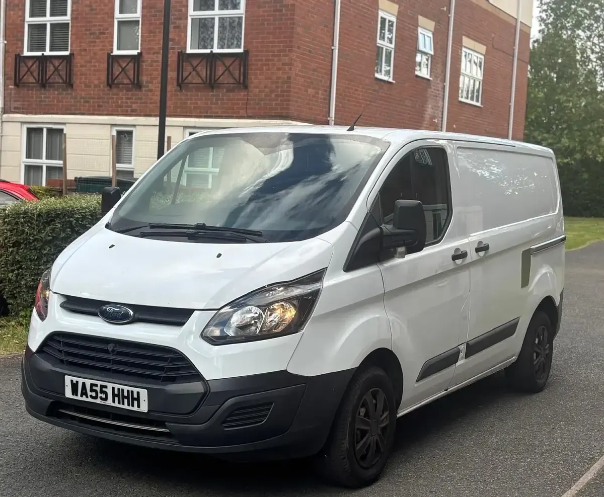 Used Ford Transit Custom 130 HP (95 kW) 2017 White Van