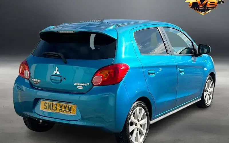 Used Mitsubishi Mirage 80 HP (58 kW) 2013 Blue Hatchback