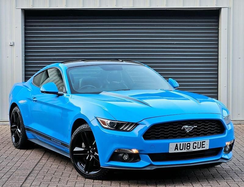 Blue Used 2018 Ford Mustang Coupe | £23,495 (Super price) - Image 1/4