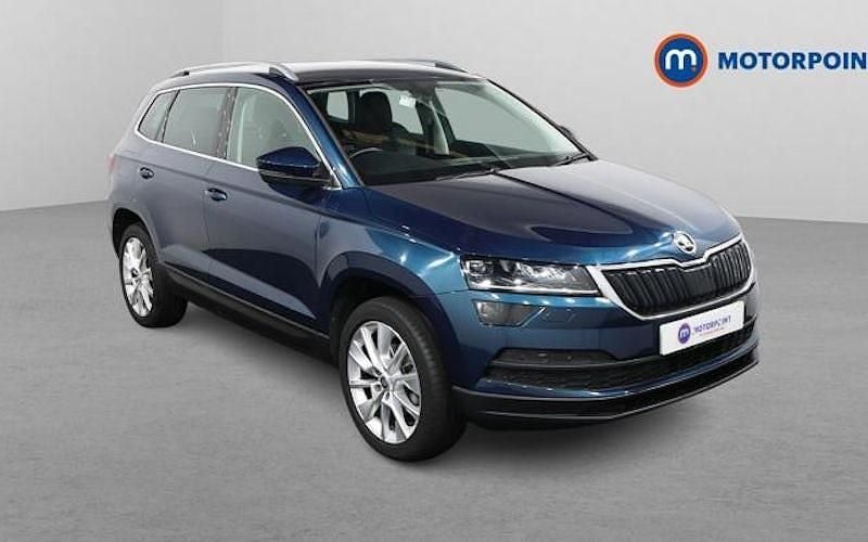 Blue Used 2019 Skoda Karoq SE L SUV | £17,849 (Fair price) - Image 1/4