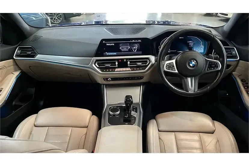 Used BMW 330e M Sport 292 HP (214 kW) 2019 Blue Sedan