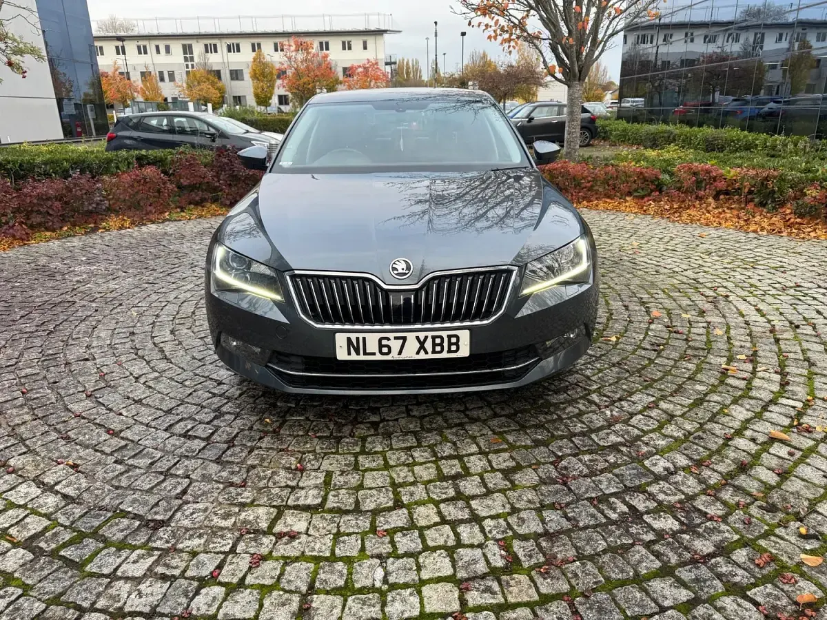 Used Skoda Superb SE L Executive 150 HP (110 kW) 2017 Grey Hatchback