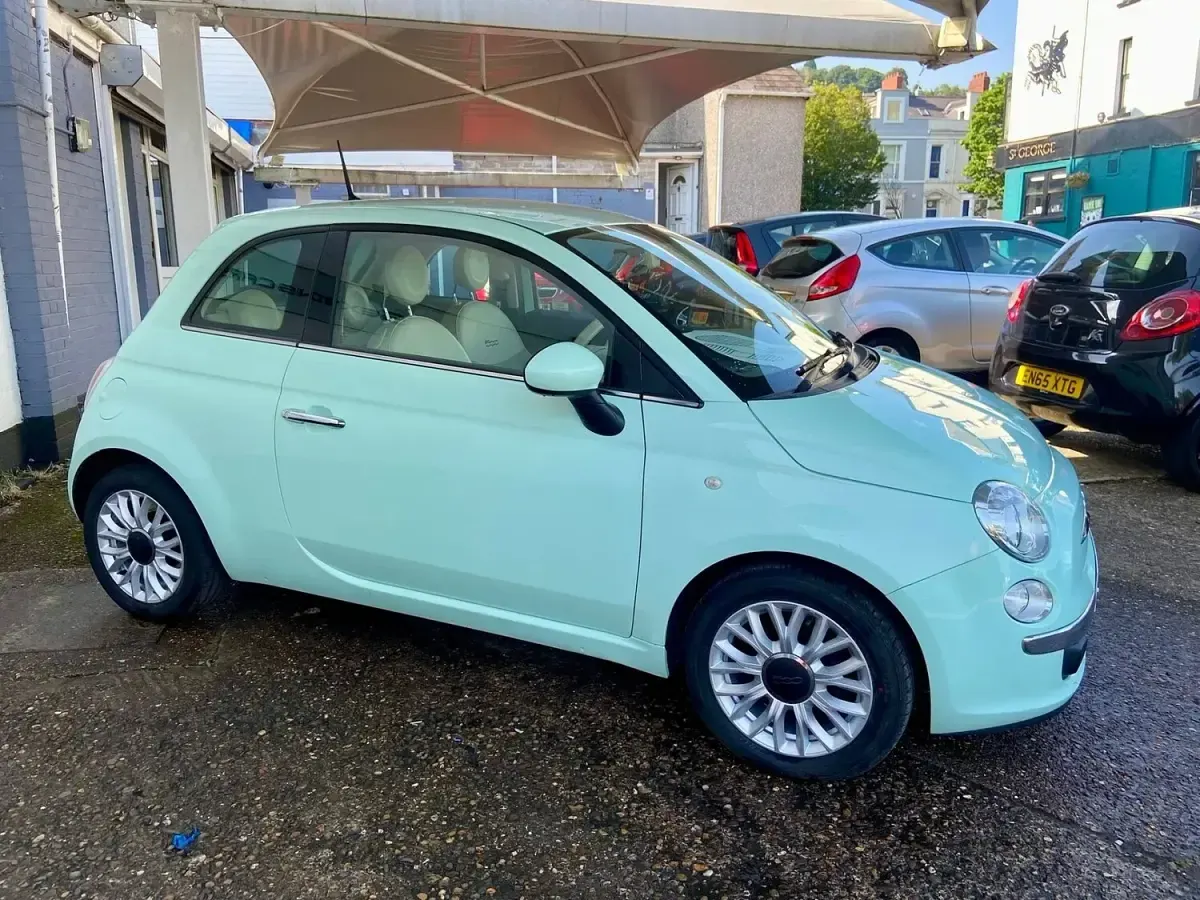 Used Fiat 500 Pop Star 69 HP (50 kW) 2015 Green Hatchback