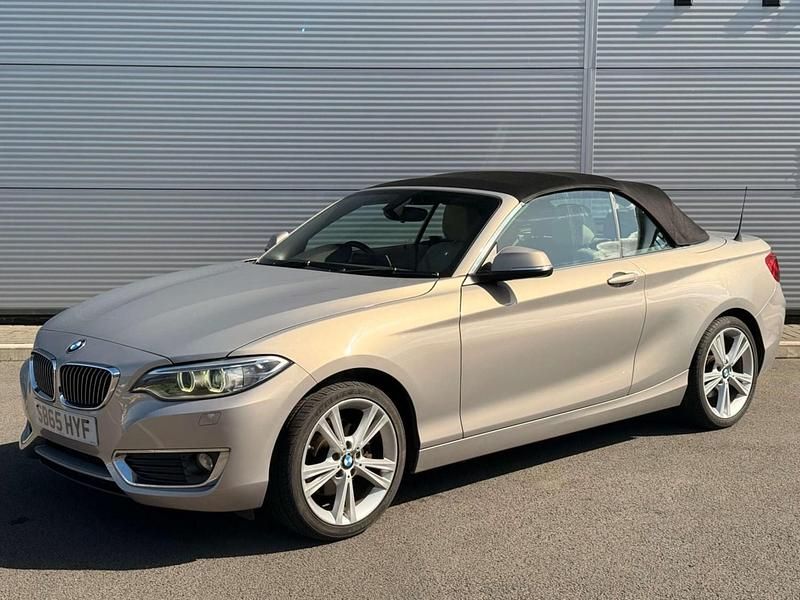Used BMW 220 Luxury Line 190 HP (139 kW) 2015 Silver Cabriolet