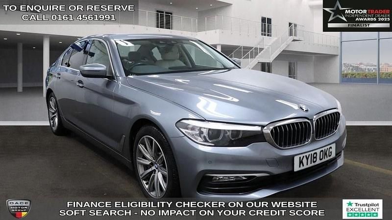 Blue Used 2018 BMW 530 Comfort Edition Sedan | £15,790 (Fair price) - Image 1/4