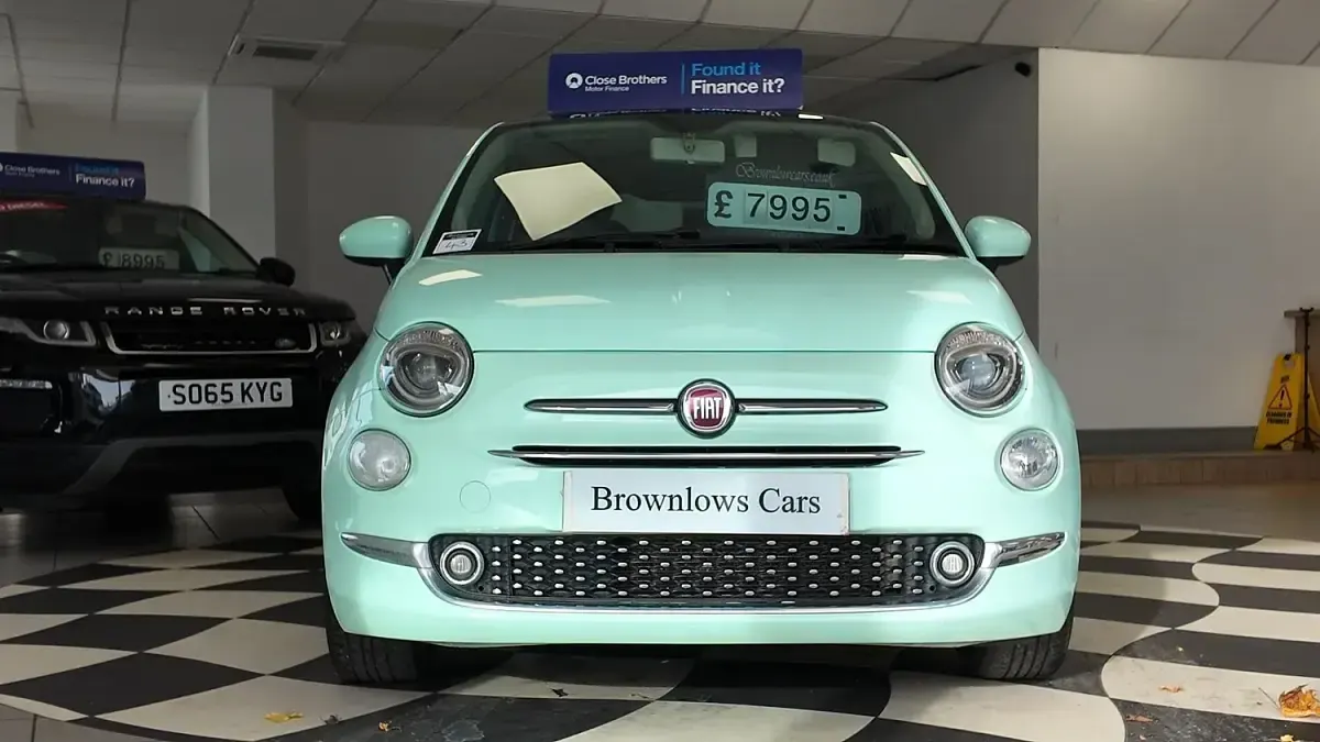 Used Fiat 500 Lounge 69 HP (50 kW) 2017 Green Hatchback