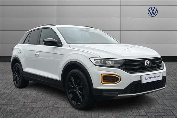 White Used 2021 VW T-Roc Black Edition SUV | £16,650 (Fair price) - Image 1/4
