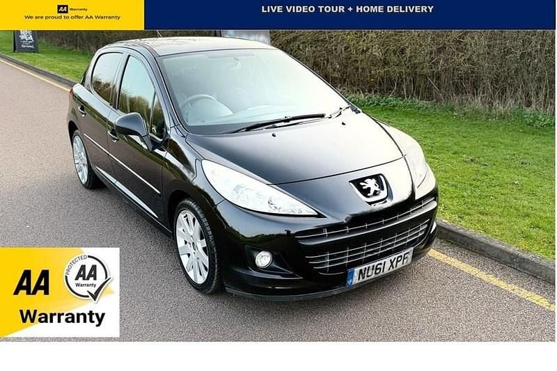 Used Peugeot 207 Allure 92 HP (67 kW) 2011 Black Hatchback