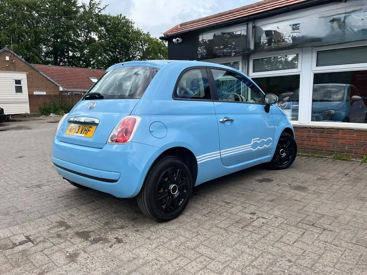Used Fiat 500 69 HP (50 kW) 2013 Blue Hatchback