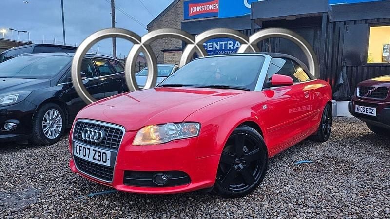 Red Used 2007 Audi A4 Cabriolet S-Line Cabriolet | £1,795 (A bit pricey) - Image 1/4