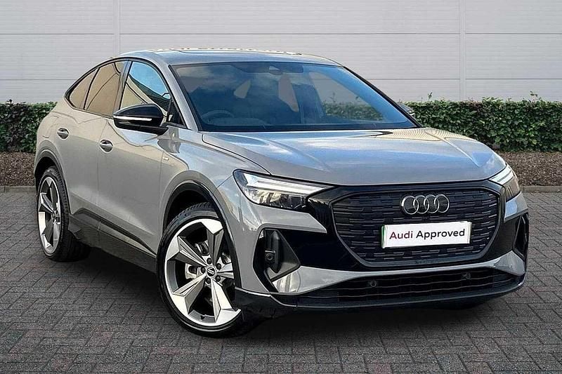 Used Audi Q4 e-tron Black Edition 210 kW (286 HP) 2025 Pebble grey, solid SUV